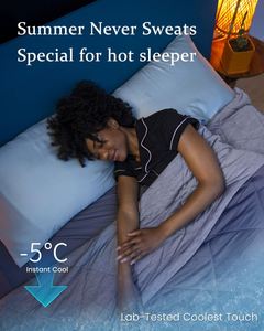 2025 New Custom Lightweight Quilt Summer Cooling <b>Blanket</b> with Double Side Cooling Throw <b>Blankets</b> for Hot Sleepers - Product Image 3
