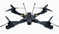 Drone vidéo professionnel miniature HJT 13 pouces, charge utile de 6,0 kg, forte poussée, fibre de carbone, FPV, quadricoptère
