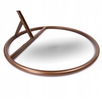 Vente en gros Chaise balançoire œuf en osier moderne pour extérieur en métal jardin patio cour simple rotin