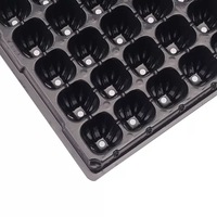 Plateau de semis standard en PVC à 98 cellules, vente en gros d'usine, plateau de germination réutilisable pour pépinière agricole