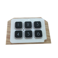 OEM Custom CNC Machined Silicone Keycaps & Mechanical Keyboard Parts-Laser Etched Custom Color & Design 50pcs MOQ