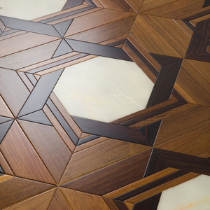 Parquet stratifié hexagonal AVANTIMORA en olivier, résistant à l'usure, non toxique, grade ABCD, 12 mm 14 mm, pour cave à vin - Product Image 1