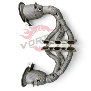 Collecteurs d'échappement VORTEX personnalisés en acier inoxydable SS304 pour Porsche 992 GT3 RS 4.0L 2020-2025 - Product Image 3