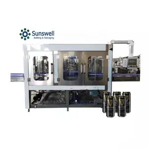 Machine de remplissage Offre Spéciale entièrement automatique Ligne de production de boissons gazeuses Machine de mise en conserve de bière