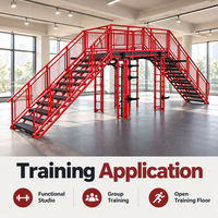 Rig Latihan Fungsional Bridge untuk Gym Komersial dan Studio Pelatihan, Latihan Fungsional Multi-Stasiun untuk Perlengkapan Pembeli B2B