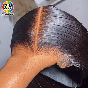 13x6 Nguyên Liệu HD Đầy Đủ Ren Phía Trước Tóc Giả Nguyên Việt Nam Tóc Giả Mật Độ 250 Glueless Thẳng Xoăn Ấn Độ Brazil Trinh Nữ Nhân Tóc Giả - Product Image 4