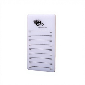 Support magnétique durable pour faux cils en forme de cœur, outil de beauté, palette en verre pour extensions de cils, palette en acrylique - Product Image 2
