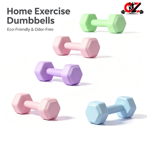 Haltères hexagonaux CZFIT G003 personnalisables en couleur et style, 1-10 kg, remplis de ciment et de sable, revêtement PE coloré, imperméables, unisexes, vente en gros - Product Image 5
