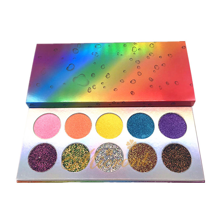 Palette arc-en-ciel de 10 couleurs
