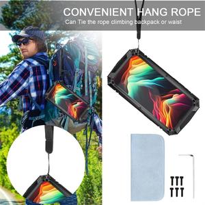 Étui de protection intégral en métal robuste pour <span class=keywords><strong>iPhone</strong></span> 17 16 15 14 13 <span class=keywords><strong>12</strong></span> 11 Pro Max 16e, en aluminium antichoc avec support et verre - Product Image 6