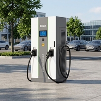 Station de recharge rapide DC EKDA 120kW 180kW pour véhicules électriques, IP55, OCPP1.6J, CCS2, CCS1, CHAdeMO, GB/T, NACS, chargeur EV commercial