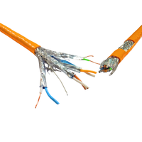 Precio Directo de Fábrica, Cable de Red LAN Cat5e 6 6a 7 de Cobre Puro UTP 23AWG 24AWG, 4 Pares, PE, para Interiores y Exteriores, 305m