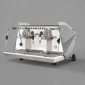 Cafetera Semiautomática con Dos Grupos de Preparación E61, Caldera de 11L, Control de Temperatura PID, Bomba Rotativa, Acero Inoxidable, para Hotel - Product Image 2