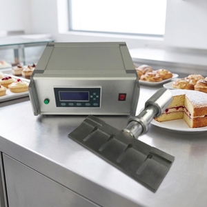 Máquina de Corte de Alimentos Ultrasónica de 20 kHz, Cortadora Ultrasónica de Pastelería, Cortadora de Pasteles y Pan para Panadería - Product Image 4