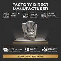 Mezcladora Industrial de Polvos Químicos y Especias con Tambor SUS304 de 5L a 40L, 0-33 RPM, para Mezcla en Seco de Grado Alimenticio
