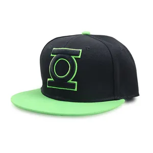 OEM Movie Spin-off Custom 3D ricamo cappelli sportivi tesa piatta Gorras all'ingrosso Promo 6 Panel Snapback Cap