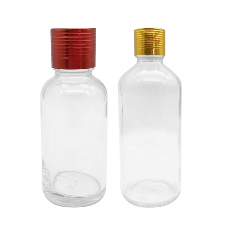 Transparent Childproof cap Essential Oil Dropper Bottles 1oz 2oz