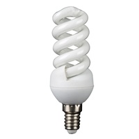 Vente en gros E14 E27 LED ampoule spirale verre tricolore à économie d'énergie avec principe CFL lumière jaune blanche base à vis du fabricant