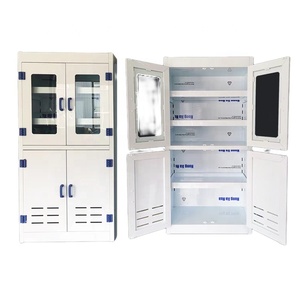 Laboratory Chemical Reagent Storage Cabinet PP Medicine Safety Storage Cabinet For Lab Hospital School