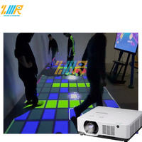 Super Grid Game Projector Puntuación en tiempo real Super Grid Game Interactive Floor Projector Game Grid Jumping