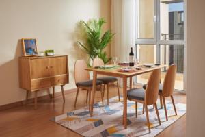 Durable Using Cheap Price Dinning Room <strong>140cm</strong> Wooden Dinning <strong>Table</strong> Oak <strong>Dining</strong> <strong>Table</strong> - Product Image 4