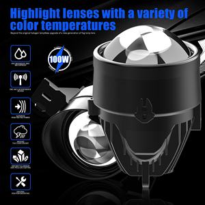 Projecteur de lentille Bi Led pour voiture, feu antibrouillard Led à double faisceau, 6500K 3000K, 3 pouces, étanche, 110W, pour <span class=keywords><strong>Toyota</strong></span> Nission et autres voitures - Product Image 5