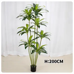 Venda quente barato 2024 novo design quase pvc pe árvores artificiais naturais madeira brasileira plantas artificiais plantas decorativas