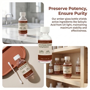 Traitement anti-imperfections à l'acide salicylique pour les <span class=keywords><strong>milia</strong></span> et les comédons fermés avec glycérine pour une hydratation douce, sans cruauté animale, marque privée - Product Image 6