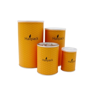 For Eco-friendly Customized Food Paper Tube Packaging Bulk Order , with Easy Pull Cap and Adhesive Lid, Easy to Store. - Product Image 5