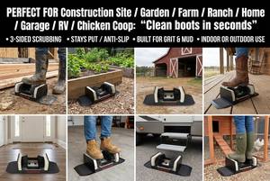 แปรง<span class=keywords><strong>ขัด</strong></span><span class=keywords><strong>รองเท้า</strong></span>แบบกว้างพิเศษ สำหรับขจัดคราบหิมะ โคลน ใช้ได้ทั้งภายนอกและภายในอาคาร รับผลิตแบบ OEM ODM ขายส่ง - Product Image 4