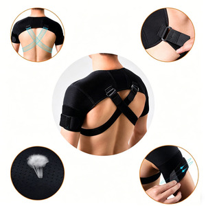 Soporte <span class=keywords><strong>de</strong></span> <span class=keywords><strong>Hombro</strong></span> Doble Ajustable y Transpirable OEM Celebrity Products, Correa <span class=keywords><strong>de</strong></span> Protección para el Manguito Rotador - Product Image 3