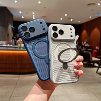 Film Pelindung Lensa Pembuang Panas Grosir untuk Casing Ponsel iPhone 18 17 16 15 14 13 12 Pro Max Dengan Penyangga Logam Penutup Magnetik