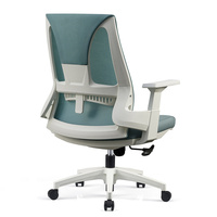 Chaise de bureau ergonomique pivotante moderne et réglable en maille pour personnel, vente en gros Foshan
