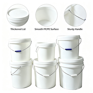 Vente en gros d'usine : Fût rond en plastique blanc durable en PEHD pour le stockage de liquides et de granulés - Product Image 1