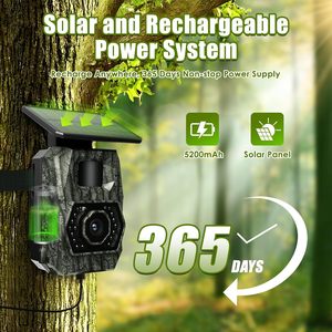 Mini caméra de piste WiFi PH970S avec batterie 5200mAh et fonction sans fil de panneau solaire - Product Image 3