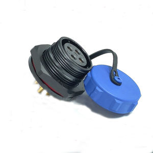 Connecteur Rond Étanche IP68 à Visser, 2, 3, 4, 5, 7, 9 Broches, Mâle/Femelle, en Laiton, pour PC, Automobile, Alimentation, Aviation - Product Image 3