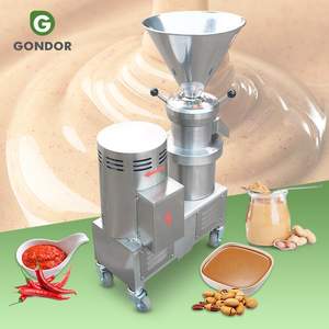 Machine à sauce électrique en acier inoxydable pour faire du beurre de cacahuètes, du chili, du tahini, de la pâte d'os, du halawa - Product Image 1