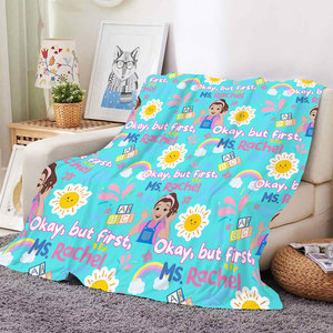 Nueva Manta Personalizada con Diseño de Rachel 2026, Linda Manta de Felpa para Niños y Bebés, para Cama, Sofá, Viajes y Hogar - Product Image 1