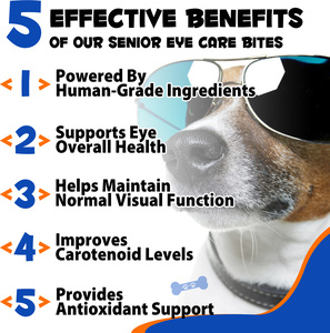 Comprimés à mâcher d'extrait végétal naturel pur de supplément de vitamine de soin d'oeil d'animal familier de marque de distributeur pour des soins de santé d'animal familier - Product Image 4
