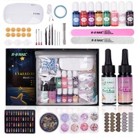 RS NAIL Kostenlose Probe klarer UV-Epoxid kleber UV-Harz Handwerk DIY-Kit hand gefertigtes Harz mit Pigment 2 Set 40 usd UV-Harz-Set