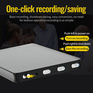 เครื่องบันทึกเสียงดิจิตอลคุณภาพสูง HD ลดเสียงรบกวน บันทึกเสียงได้นาน เครื่องเล่น MP3 พร้อมพอร์ต USB สำหรับการบันทึกเสียงในงานสัมภาษณ์ทางธุรกิจ - Product Image 4