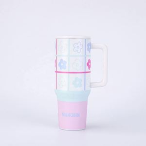 Gobelet isotherme en acier inoxydable de 40 oz avec paille : Bouteille d'eau isolée de haute qualité pour les déplacements – Options en gros et personnalisées - Product Image 2