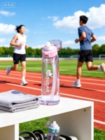 Bouteille sans BPA, écologique, de qualité alimentaire, à boire directement, pour la randonnée, la perte de poids, le sport, la course à pied, le saut, la danse
