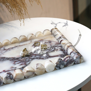 Calacatta Vassoi decorativi in <span class=keywords><strong>marmo</strong></span> naturale per la <span class=keywords><strong>cucina</strong></span> per la conservazione degli alimenti per la casa Hotel Display decorazione per le vacanze - Product Image 6
