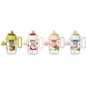 Gourde en plastique à grande capacité avec tube d'aspiration et infuseur à <span class=keywords><strong>thé</strong></span>, design mignon et de qualité supérieure pour filles, modèle FX-2451, Nouveauté été Big Mac, pour <span class=keywords><strong>thé</strong></span> glacé et boissons fraîches - Product Image 5