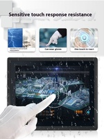 contrôle industriel tout-en-un 12/15/17/19 pouces intégré Celeron J1900 tablette ordinateur moniteur à écran tactile résistif