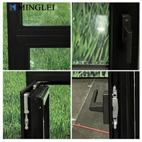 Fenêtres en aluminium à triple vitrage Low-E pour climat froid, certifiées NFRC, facteur U certifié, isolation thermique, fenêtre résidentielle
