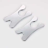 Rouleau de beauté du visage sans fil en acier inoxydable Gua Sha Anti-Aging Skin Care SPA Massager Set for Face Eye Body