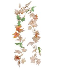 Guirnalda de Hojas de Arce Artificiales de Doble Cara al por Mayor, 36 Hojas Colgantes, Decoración de Otoño para la Cosecha y el Día de Acción de Gracias - Product Image 5