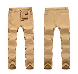 DFP0222 Winter Thermal Warm Temperature Locking Business Man Straight Slim Soft Shell Long Pants Various Stock and Custom - Product Image 5